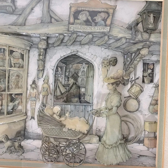 Vintage Anton Pieck 3D Blacksmith Paper Tole - Picture 9 of 13